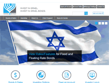 Tablet Screenshot of israelbonds.com